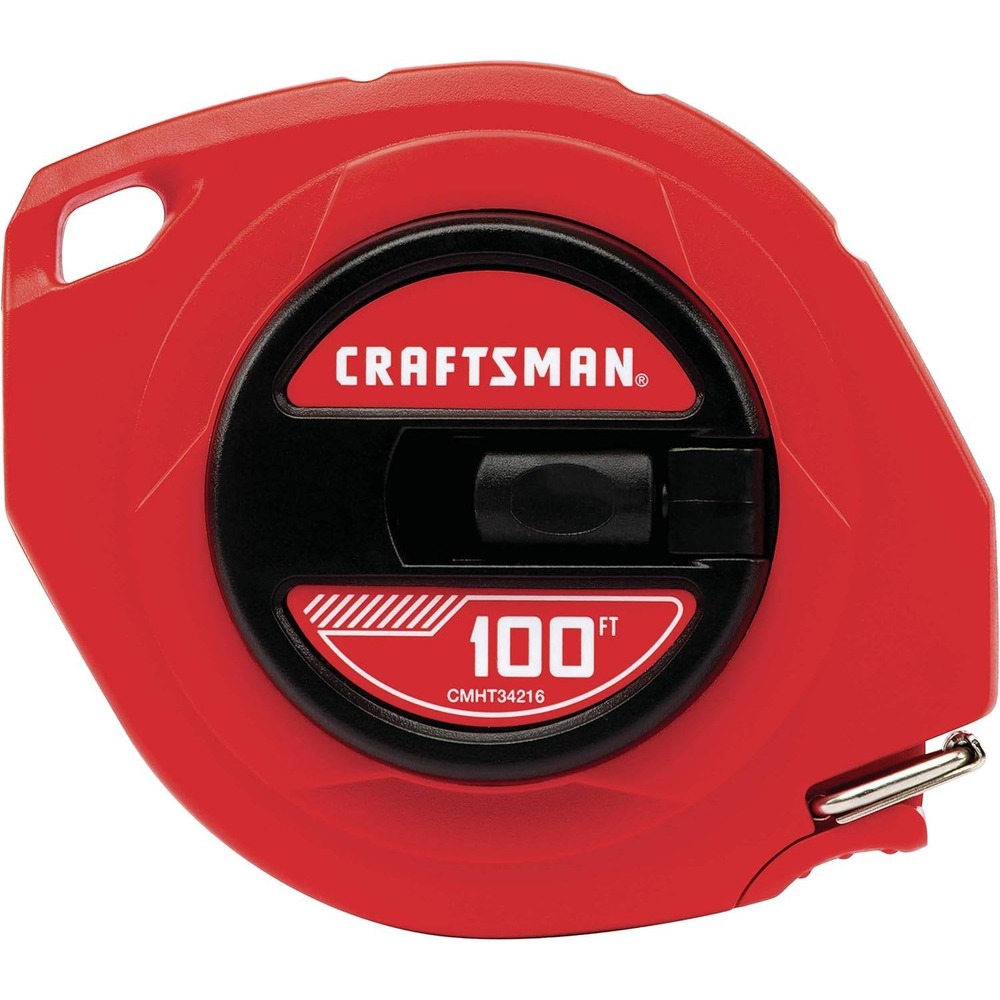 CRAFTSMAN‎ CMHT34216 100ft Tape Measure Easy-Wind Steel Blade